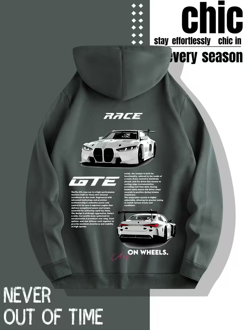 (GTE) LABELED CAR HOODIE