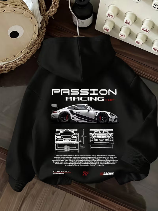 (PASSION)LABELED CAR HOODIE